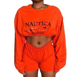 Comfy Bright Orange Nautica Set 🧡